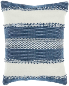 OUTDOOR PILLOWS VJ088 NAVY 18" x 18" THROW PILLOW