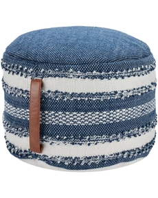 OUTDOOR PILLOW VJ088 NAVY 20" X 20" X 12" POUF