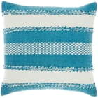 OUTDOOR PILLOWS VJ088 TURQUOISE 14" x 22" THROW PILLOW
