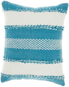 OUTDOOR PILLOWS VJ088 TURQUOISE 18" x 18" THROW PILLOW