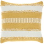 OUTDOOR PILLOWS VJ088 YELLOW 14" x 22" THROW PILLOW