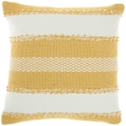 OUTDOOR PILLOWS VJ088 YELLOW 18" x 18" THROW PILLOW