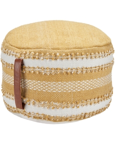 OUTDOOR PILLOW VJ088 YELLOW 20" X 20" X 12" POUF