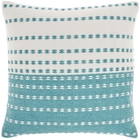 OUTDOOR PILLOW VJ109 TURQUOISE 18" X 18" THROW PILLOW