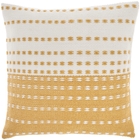 OUTDOOR PILLOW VJ109 YELLOW 18" X 18" THROW PILLOW