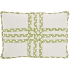 OUTDOOR PILLOW VJ111 GREEN 14" X 20" THROW PILLOW