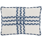 OUTDOOR PILLOW VJ111 NAVY 14" X 20" THROW PILLOW