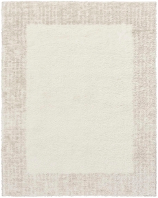 Pacific Shag PCS02 Ivory Beige Area Rug
