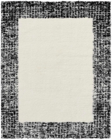 Pacific Shag PCS02 Ivory Black Area Rug
