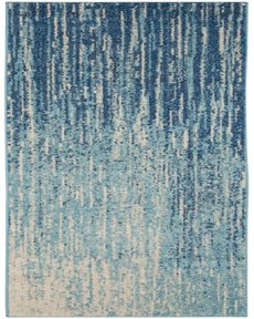 Passion PSN09 Navy/Light Blue Rug 2'2" x 10'
