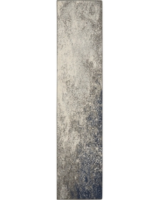 Passion PSN10 Charcoal/Ivory Rug 2'2" x 10'