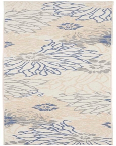 Passion PSN17 Ivory Grey Blue Rug 2'2" x 10'