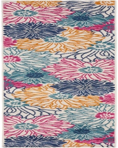 Passion PSN17 Ivory/Multi 2'2" x 10' Area Rug