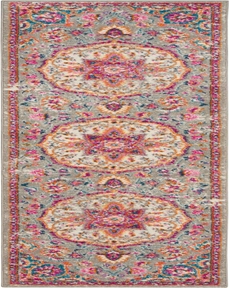 Passion PSN22 Grey/Multi Rug 2'2" x 7'6"