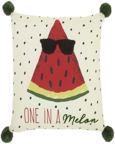 PLUSH CR915 MULTICOLOR 16" x 16" THROW PILLOW