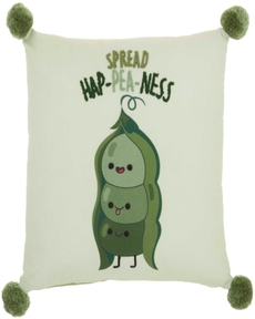 PLUSH CR933 MULTICOLOR 16" x 16" THROW PILLOW