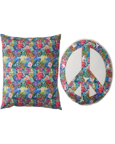 Plush Lines L9035 Multicolor Set Of 2 Throw Pillow Set