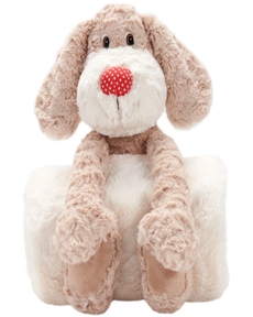 PLUSH LINES N1460 IVORY 7" X 17" PLUSH ANIMAL