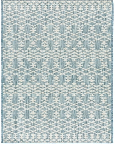 Positano POS02 Aqua 2'2" x 10' Area Rug