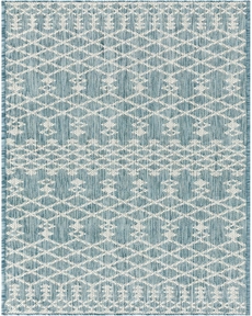 Positano POS02 Aqua 2' x 6' Area Rug