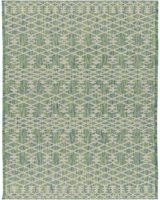 Positano POS02 Blue Green 2'2" x 10' Area Rug