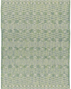 Positano POS02 Blue Green 2'2" x 12' Area Rug