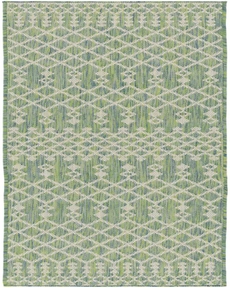 Positano POS02 Blue Green 2'2" x 8' Area Rug