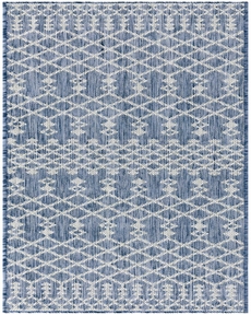 Positano POS02 Navy Blue 2' x 6' Area Rug