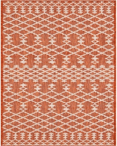 Positano POS02 Terracotta 2' x 6' Area Rug