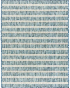 Positano POS03 Aqua Ivory 2'2" x 10' Area Rug