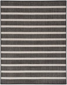 Positano POS03 Black Ivory Area Rug
