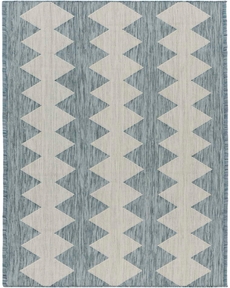 Positano POS04 Aqua 2'2" x 10' Area Rug