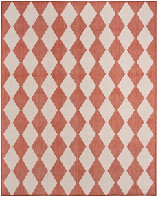 Positano POS04 Terracotta Area Rug