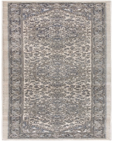 Quarry QUA05 Ivory Blue 2'2" x 7'6" Area Rug
