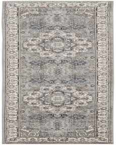 Quarry QUA07 Grey/Ivory Rug 2'2" x 7'6"