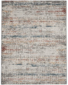 Rustic Textures RUS14 Light Grey Multi Rug 2'2" x 7'6"