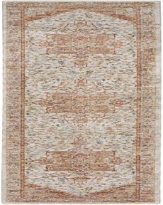 Sahar SHR06 Iv/Rust 2'3" x 10'2" Area Rug