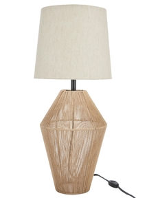 23" SRT03 Tan Jute Table Lamp