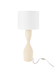 23" SRT04 Ivory Metal Table Lamp