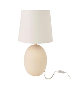 18" SRT05 Ivory Metal Table Lamp