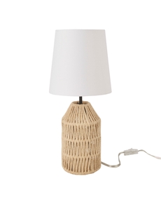 17" SRT07 Tan Jute Accent Lamp