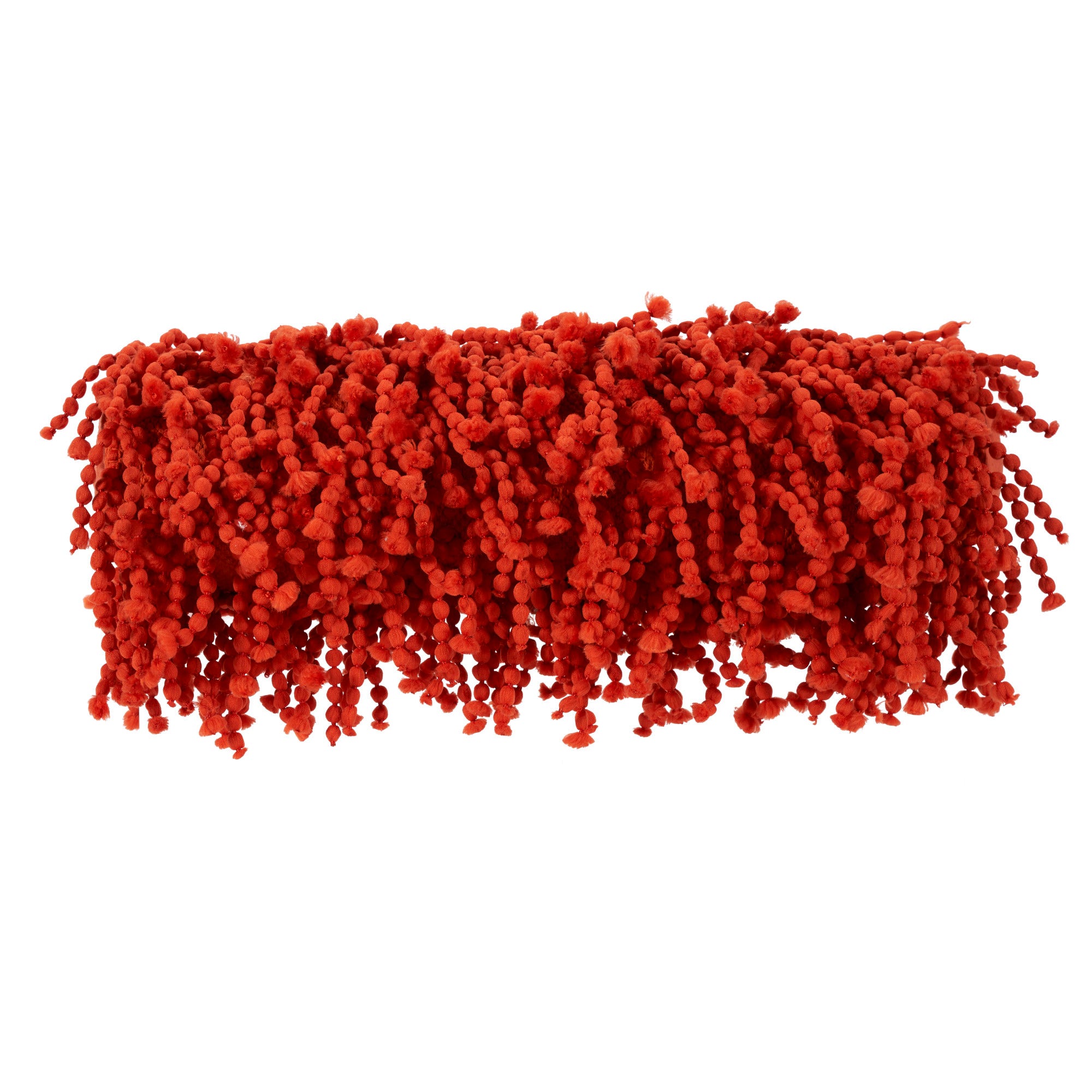 Orange shag pillow 2025