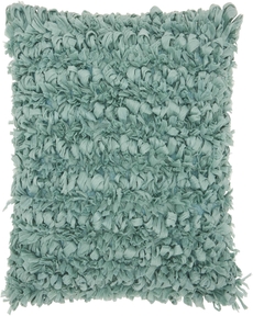 SHAG DL058 CELADON 20" x 20" THROW PILLOW