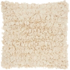 SHAG DL658 BEIGE 20" x 20" THROW PILLOW