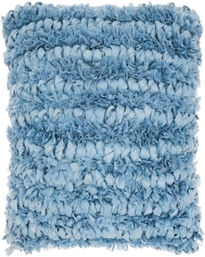 SHAG DL658 OCEAN 20" x 20" THROW PILLOW