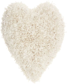 SHAG TL001 CREAM 18" x 18" THROW PILLOW