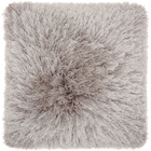 SHAG TL004 LIGHT GREY 20" x 20" THROW PILLOW