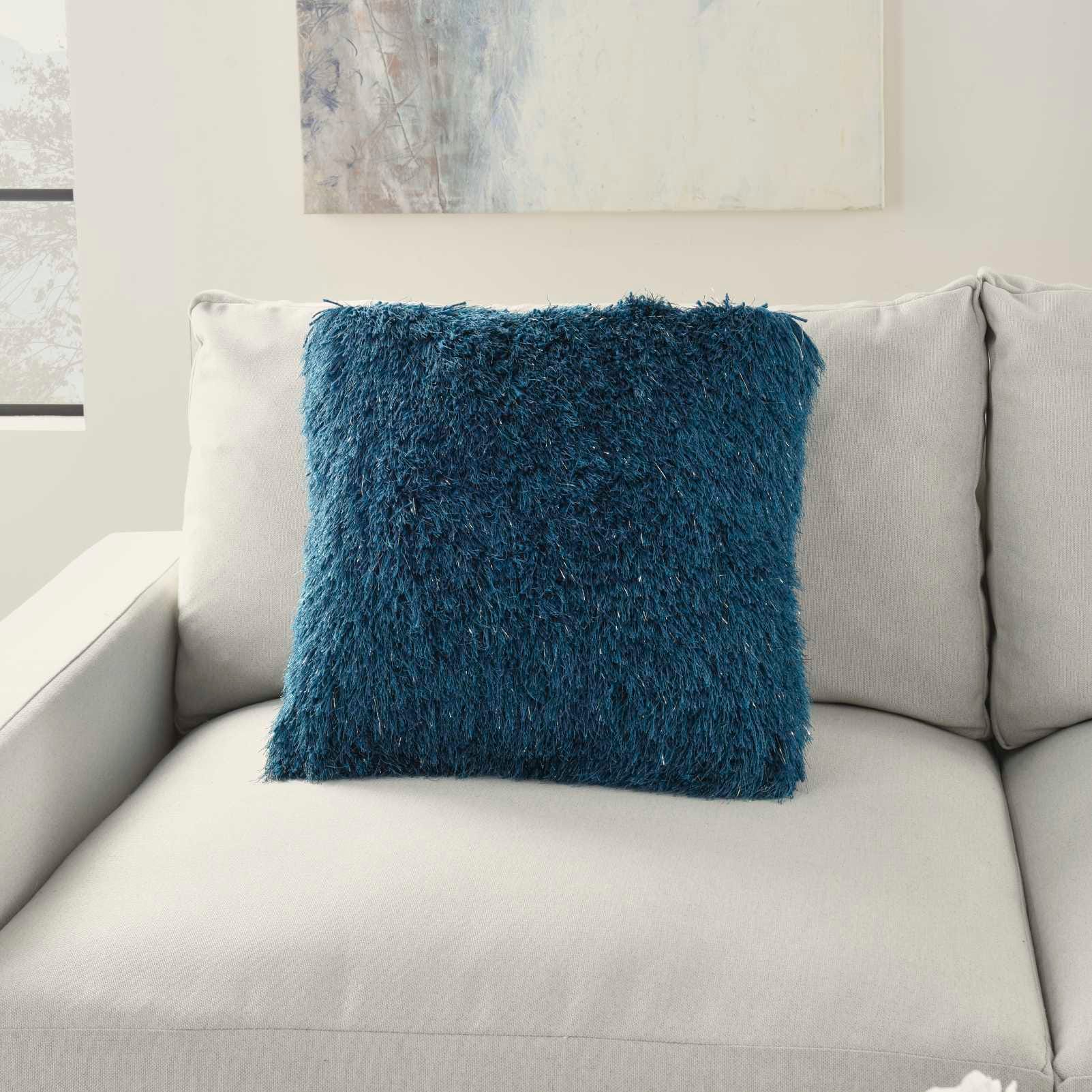 SHAG TL004 TEAL 20 x 20 THROW PILLOW