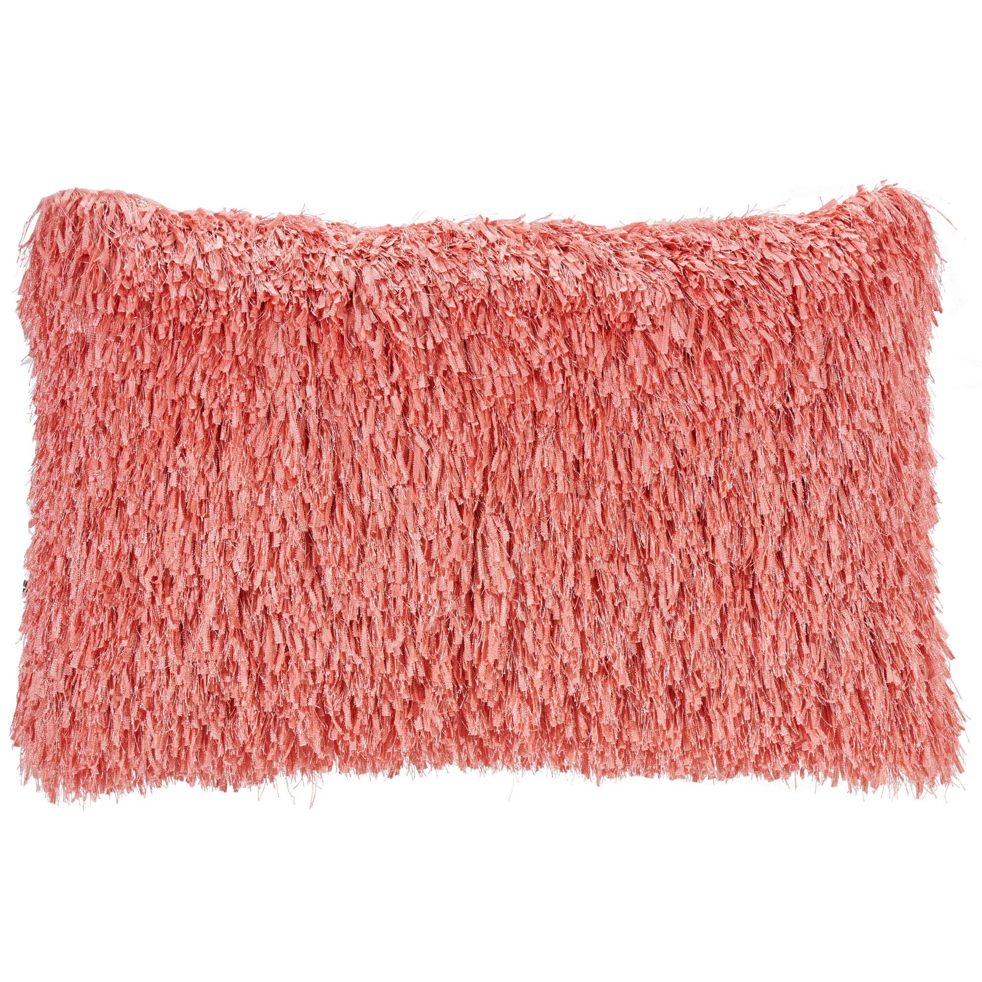 Pink shag deals pillow