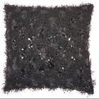 SHAG VV202 BLACK 20" x 20" THROW PILLOW